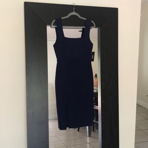 Lulus Style Goal Navy Blue Sleeveless Bodycon Midi